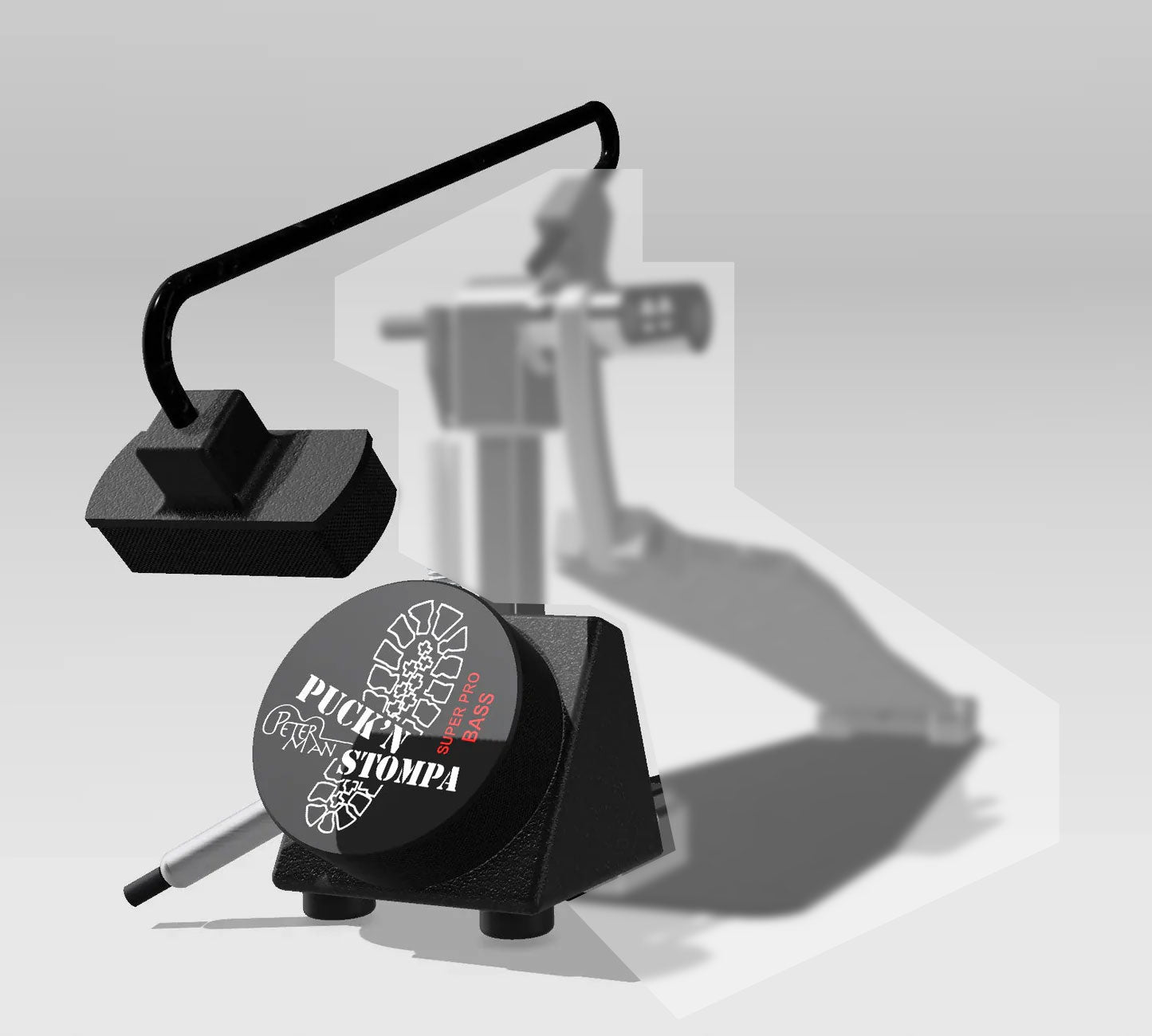 kick drum pedal Kick'n stomp MK4 professional drum stomp box with Bass sound.(Use your own kick drum pedal)