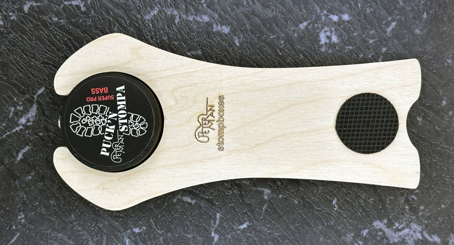 Mega stomp professional stomp box with Bass sound XLR plug. - Peterman Acoustic Music Stompbox