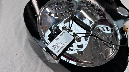 Pickup Resonator guitar dual Internal 1 x bass 1 x treble jack volume and tone control