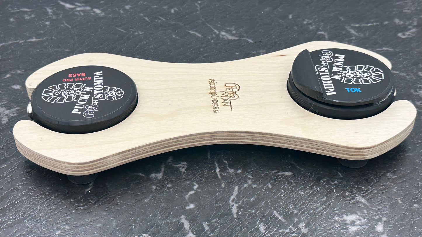 Mega Stomp Dual Professional Stomp Box mit Bass- und Tok-Sounds.