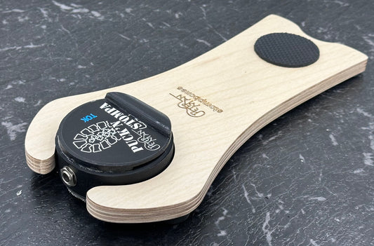 Mega stomp professional stomp box with tok woodblock sound.