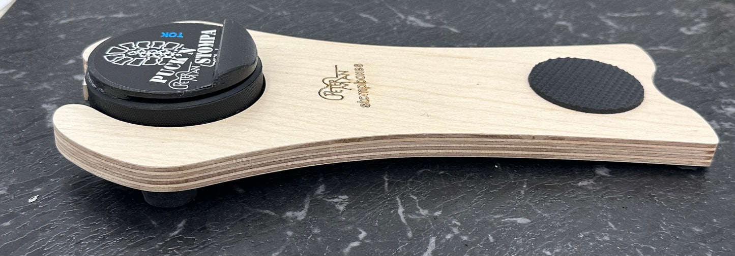 Mega stomp professional stomp box with tok woodblock sound.