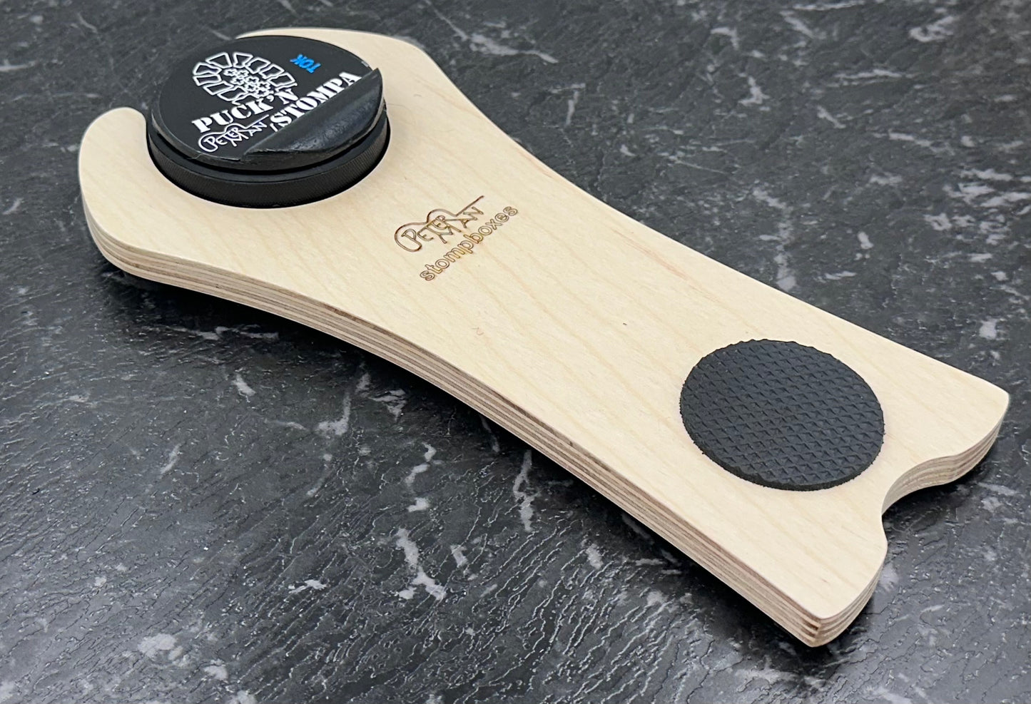 Mega stomp professional stomp box with tok woodblock sound.