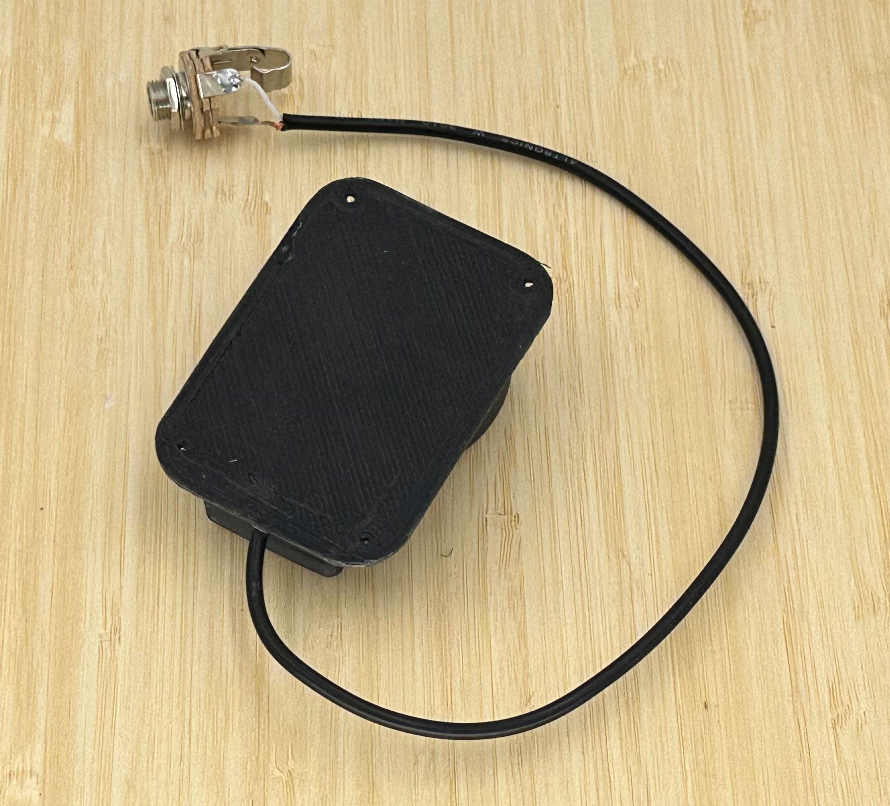 DIY pickup transducer for professional stomp box snare/shaker sound - Peterman Acoustic diy