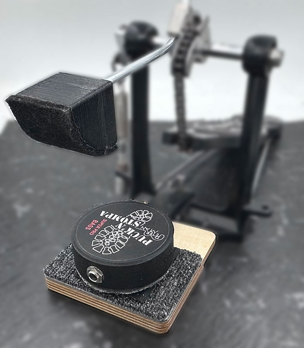 Kick'n stomp MK5 professional drum stomp box with Bass sound.(Use your own kick drum pedal) - Peterman Acoustic Music Stompbox