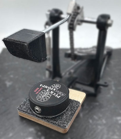 Kick'n stomp MK5 professional drum stomp box with Bass sound.(Use your own kick drum pedal) - Peterman Acoustic Music Stompbox