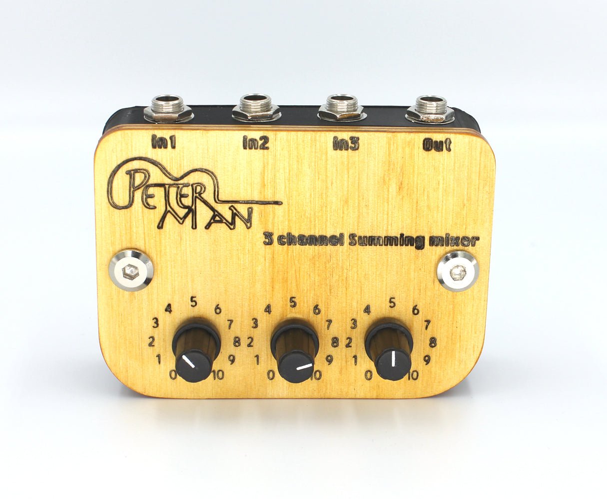 Mixer 3 channel passive summing - Peterman Acoustic custom