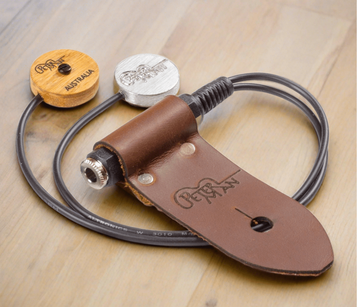 Pickup dual external acoustic guitar instrument Piezo pickup - Peterman Acoustic Acoustic Pickup