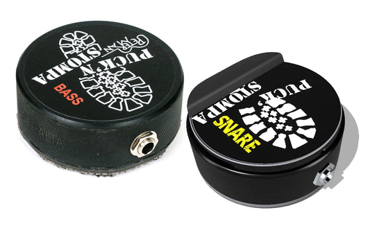 Puck'n Stompa acoustic stomp box Bass and snare combo pack - Peterman Acoustic Music Stompbox