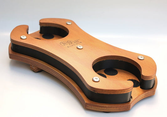 Rock'n stomp dual professional stomp box puck holder basestation. - Peterman Acoustic custom