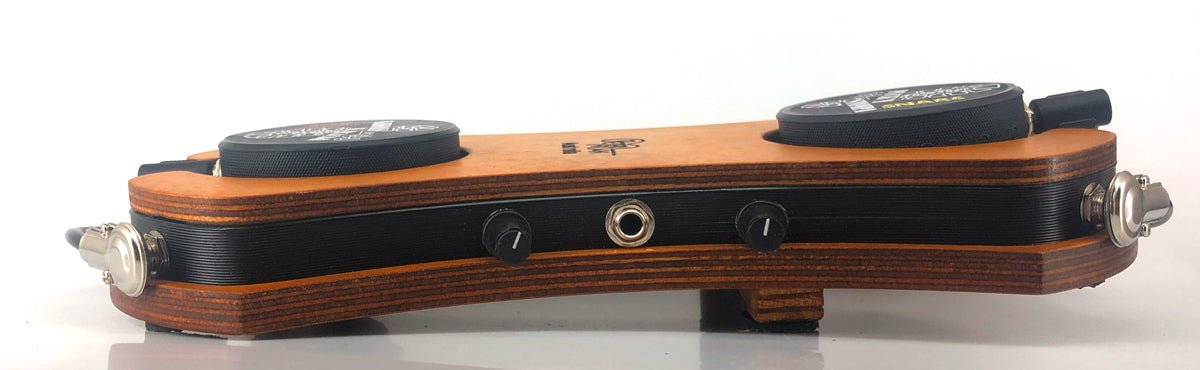 Rock'n stomp dual professional stomp box with bass and tok sounds w/mixer. - Peterman Acoustic Music Stompbox