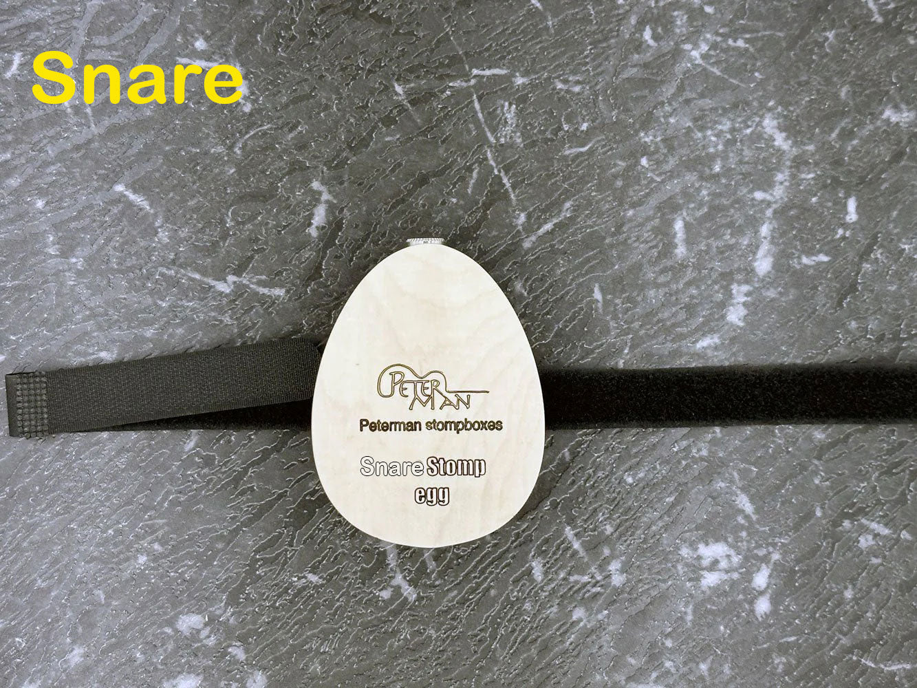 Snare Egg stomp performer stomp box with jack output snare sound. - Peterman Acoustic Music Stompbox