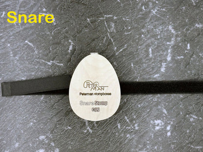 Snare Egg stomp performer stomp box with jack output snare sound. - Peterman Acoustic Music Stompbox