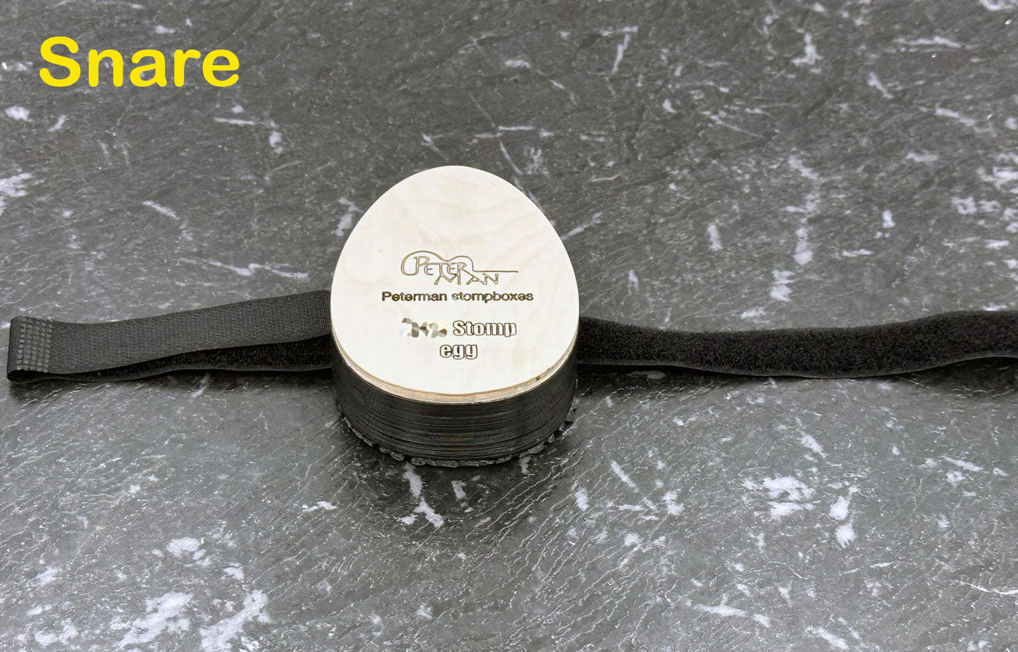 Snare Egg stomp performer stomp box with jack output snare sound. - Peterman Acoustic Music Stompbox