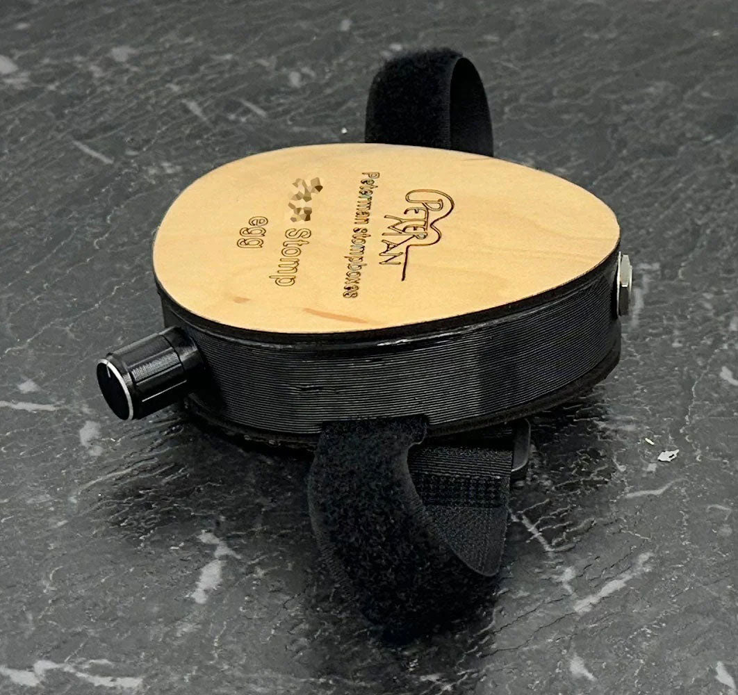 Snare Egg stomp "Professional" stomp box with jack output snare sound and volume control - Peterman Acoustic Music Stompbox